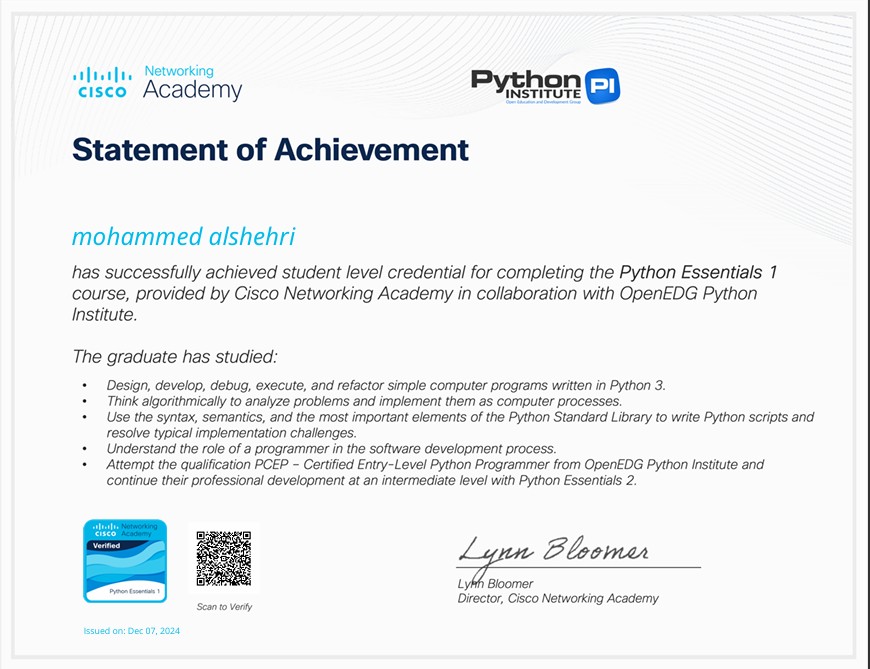 Python Essentials 1